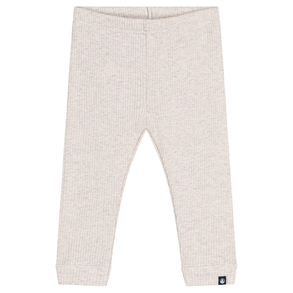 Petit Bateau Baby Leggings Montelimar Cream Heather