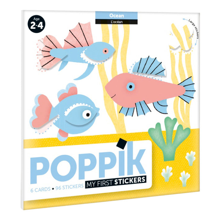Poppik My First Sticker Cards Ocean
