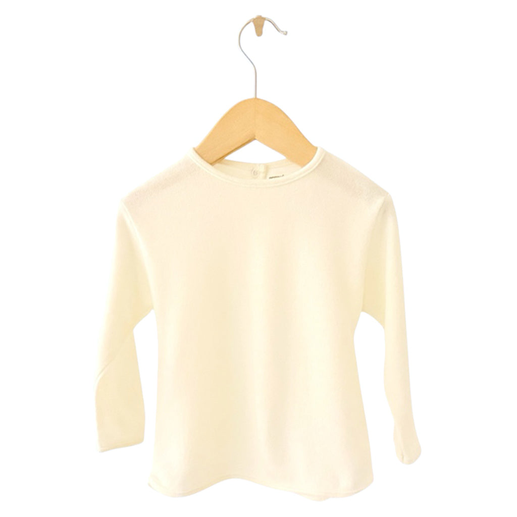 Pequeno Tocon Baby Soft Sweater Natural Cream