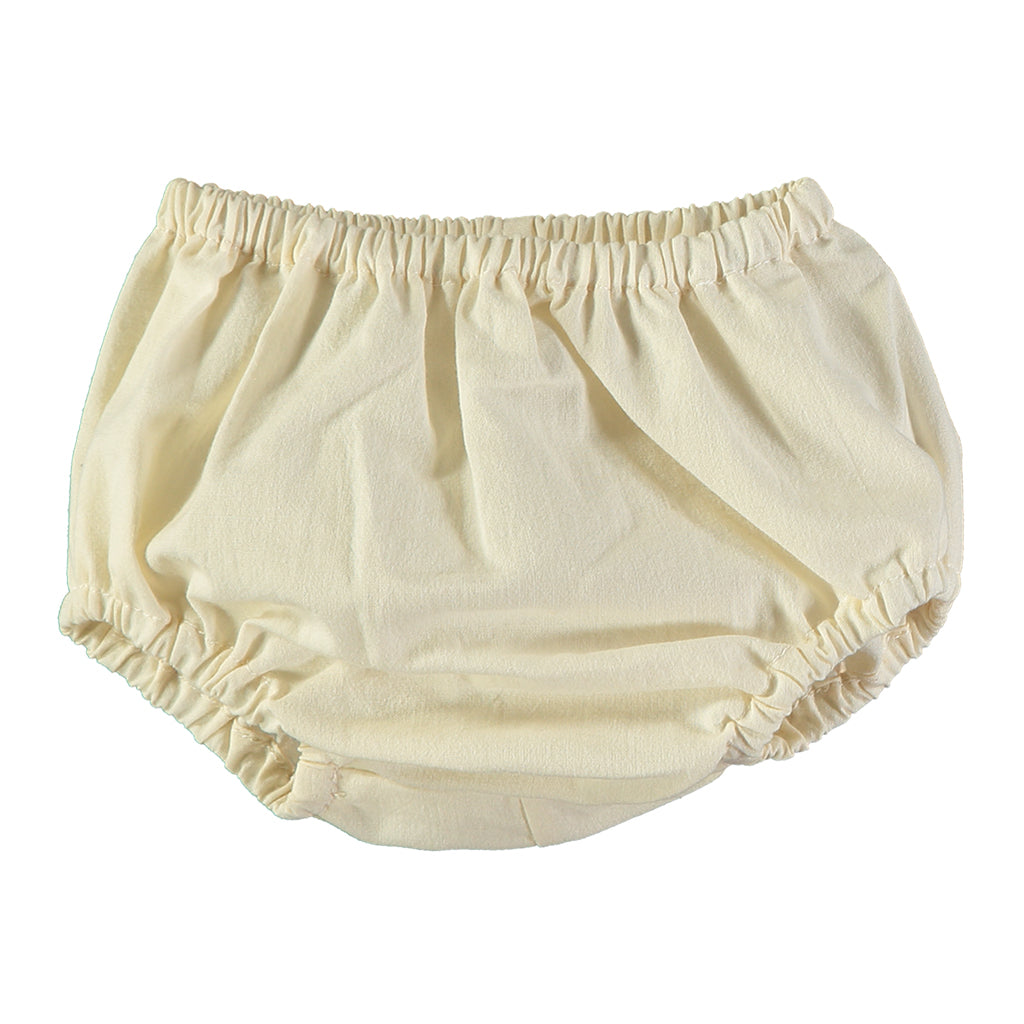 Pequeno Tocon Baby Tutu Dress With Bloomers Natural Cream