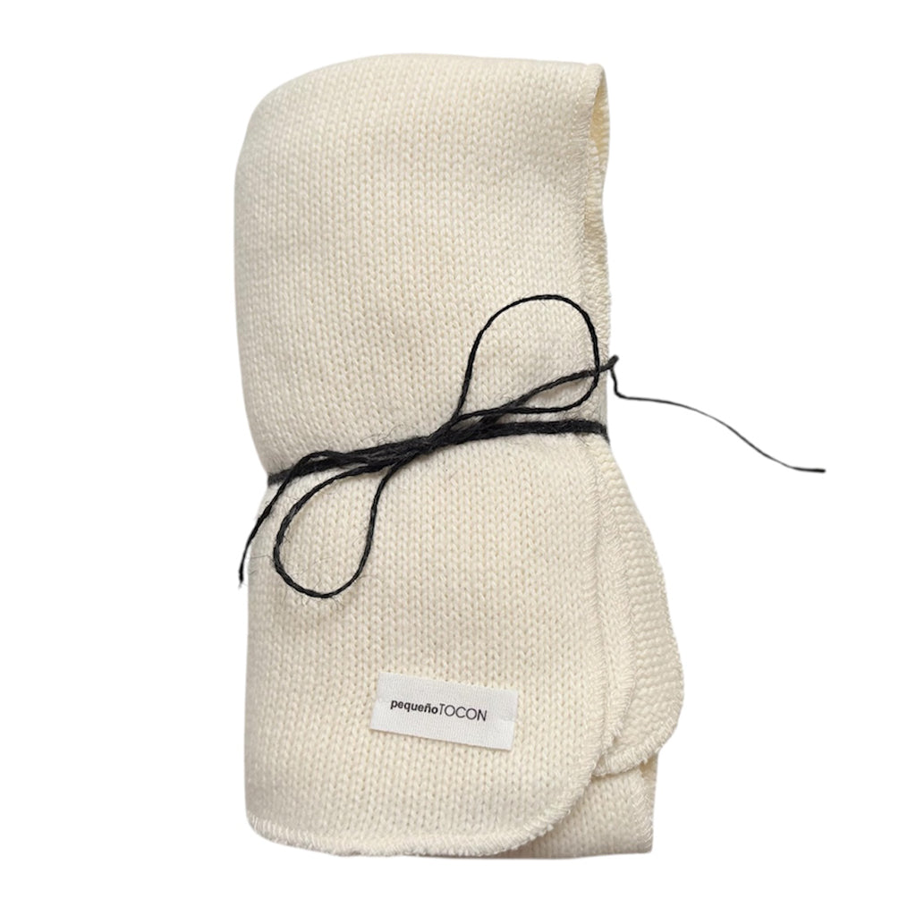 Pequeno Tocon Baby Tender Blanket Natural Cream