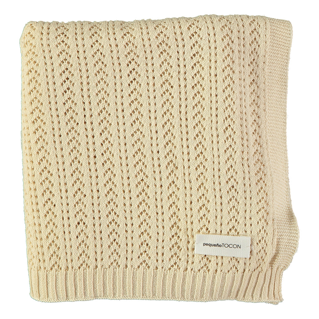 Pequeno Tocon Baby Calada Blanket Natural Cream
