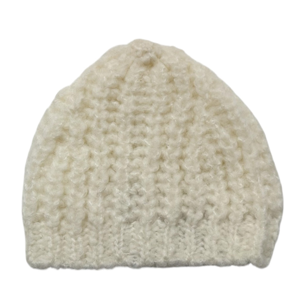 Pequeno Tocon Baby Rap Hat Natural Cream