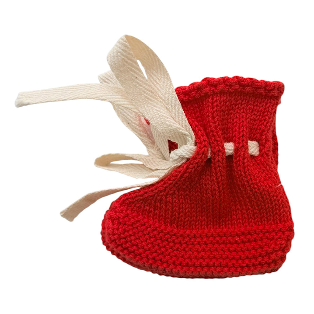 Pequeno Tocon Baby Booties Socks Red
