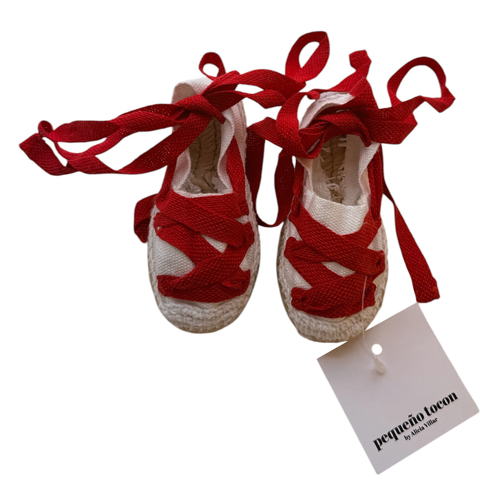 Pequeno Tocon Baby Shoes Red