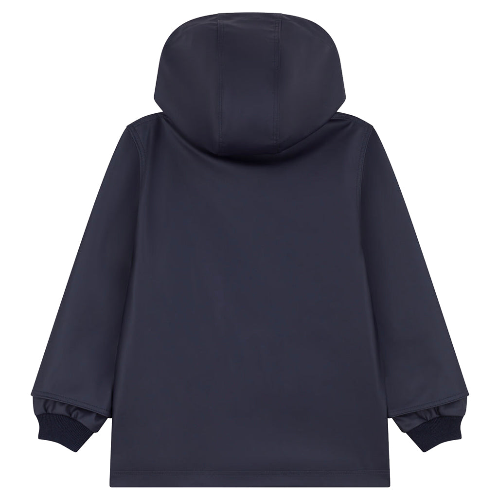 Petit Bateau Child Iconic Raincoat Tuxedo Navy Blue