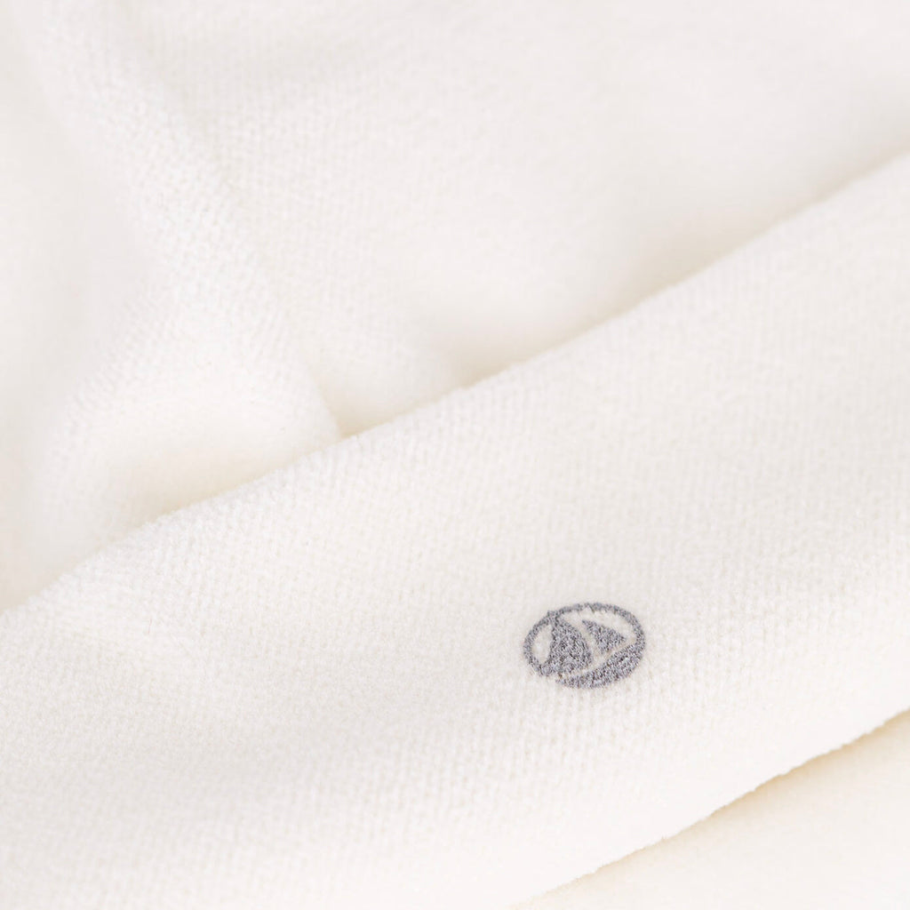 Petit Bateau Baby Velour Hat Marshmallow White