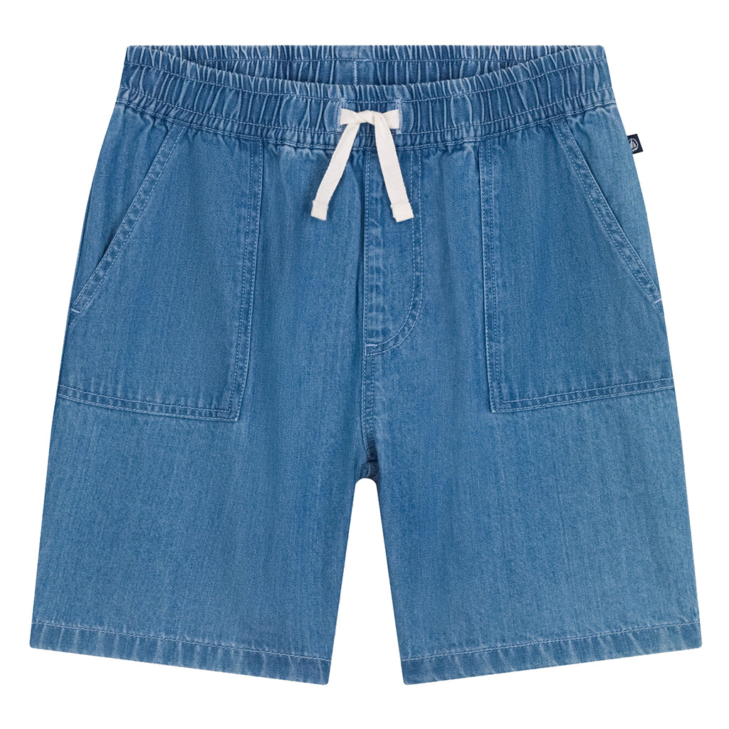 Petit Bateau Child Shorts Light Denim Blue