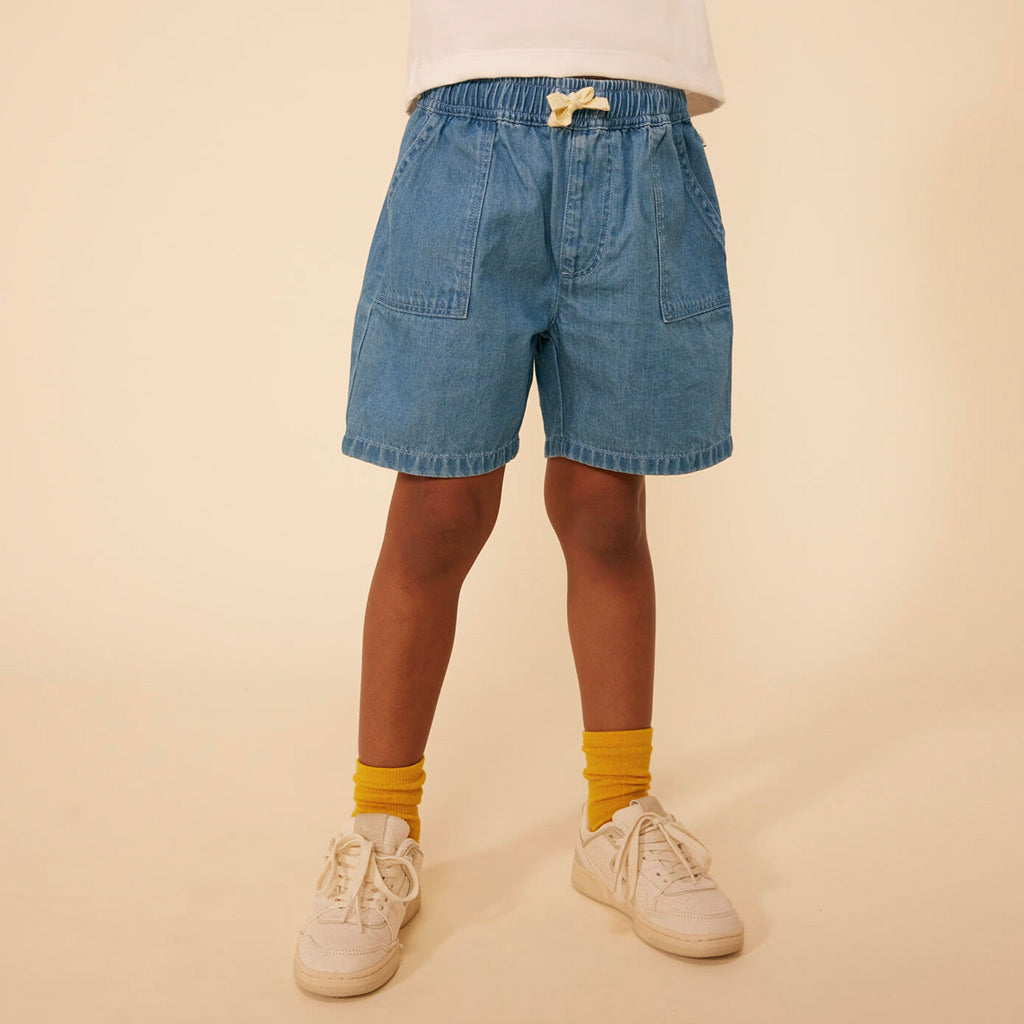 Petit Bateau Child Shorts Light Denim Blue