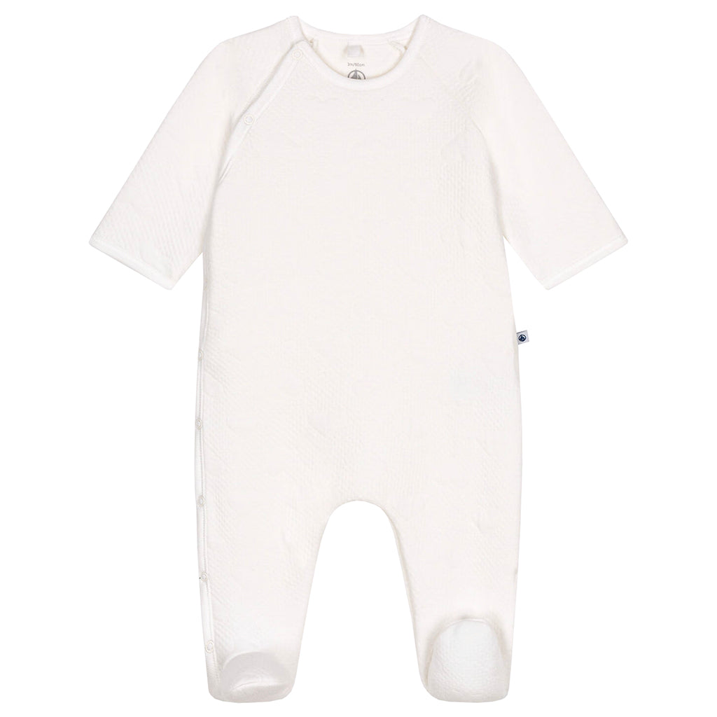 Petit Bateau Baby Pyjamas Avalanche Cream