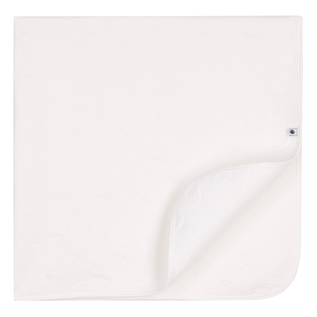 Petit Bateau Baby Blanket Marshmallow White