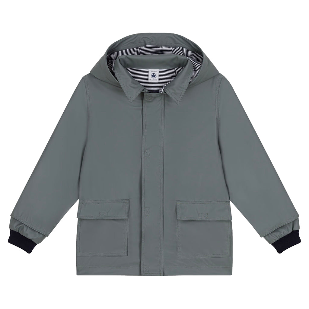 Petit Bateau Child Iconic Raincoat Thuya Green