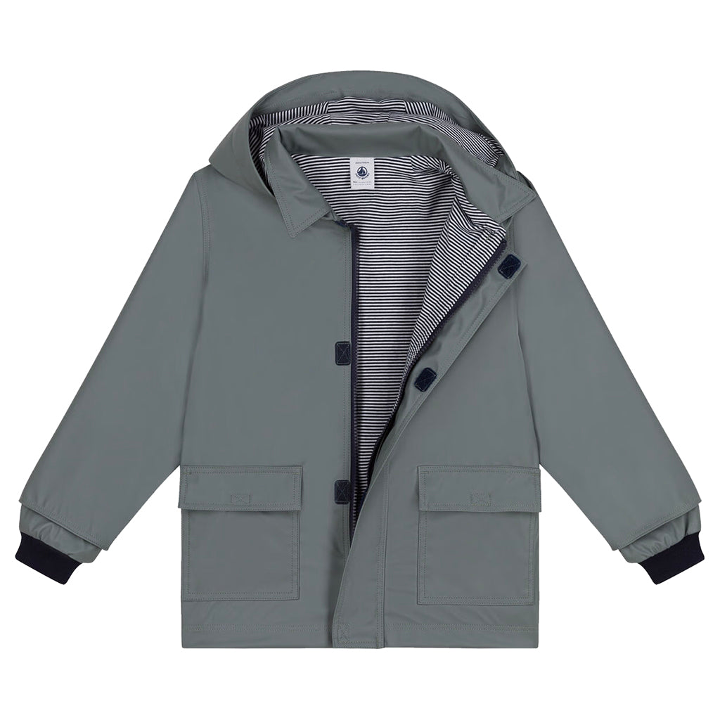 Petit Bateau Child Iconic Raincoat Thuya Green
