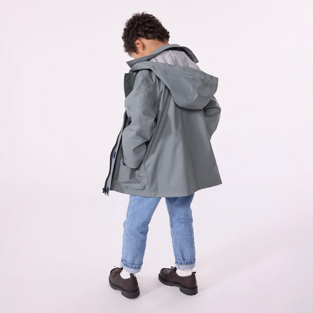 Petit Bateau Child Iconic Raincoat Thuya Green