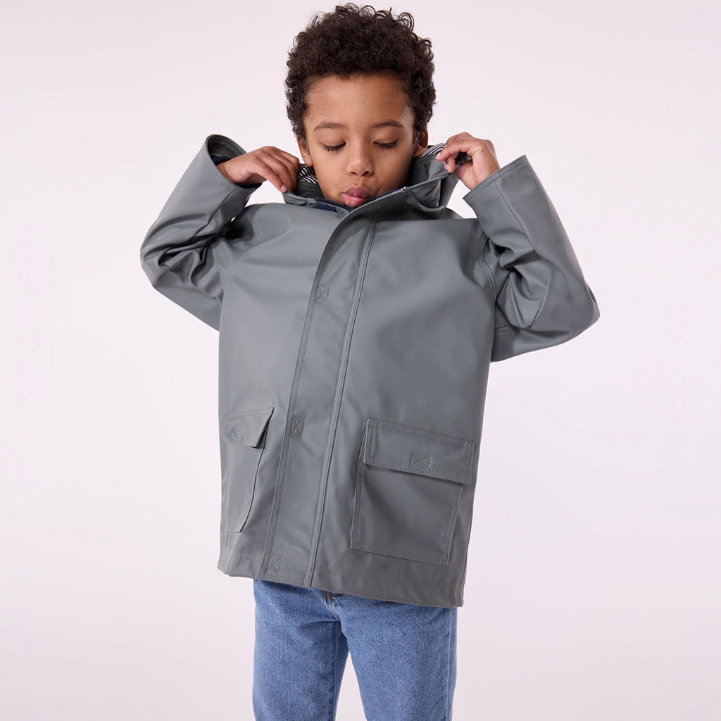 Petit Bateau Child Iconic Raincoat Thuya Green