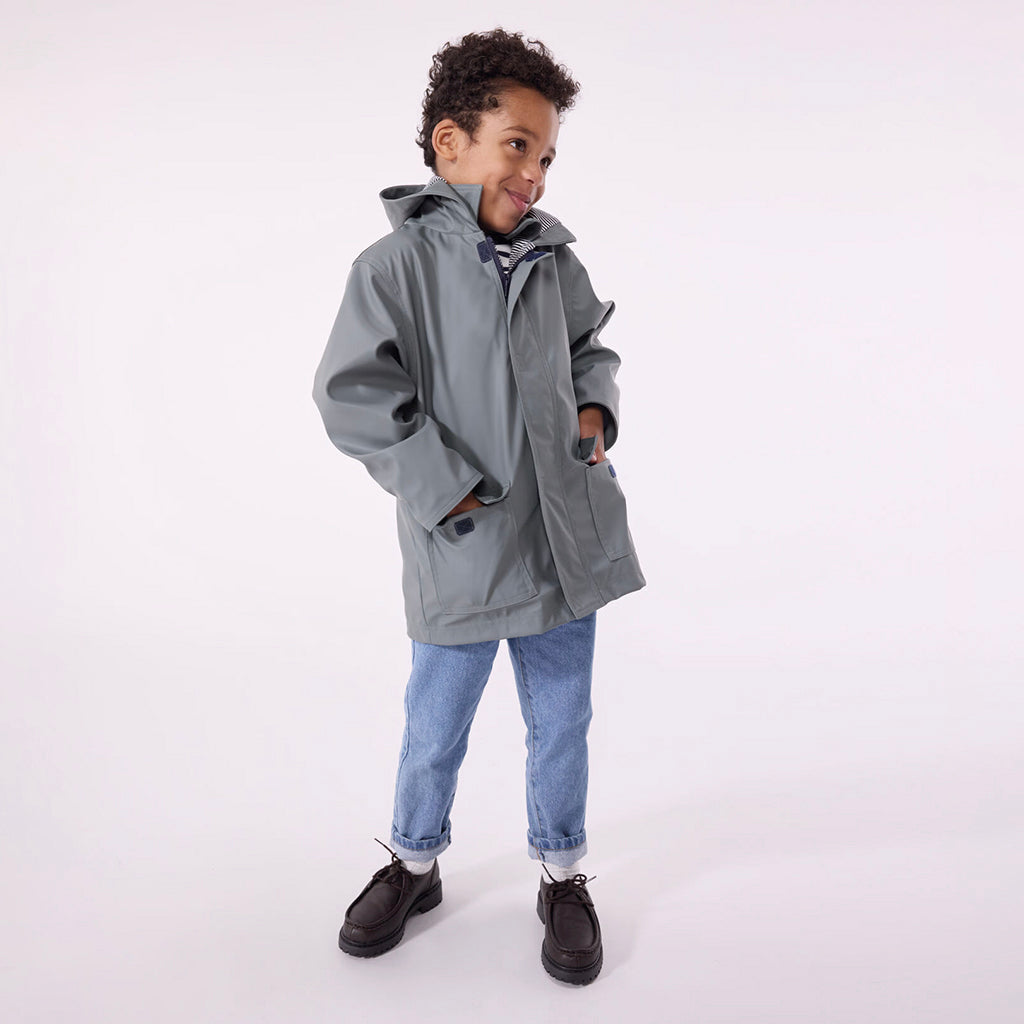 Petit Bateau Child Iconic Raincoat Thuya Green
