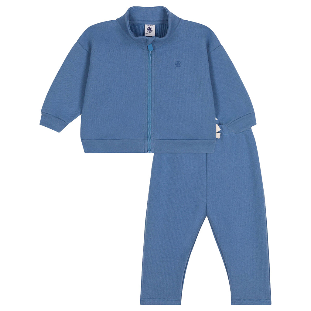 Petit Bateau Baby Two Piece Set Beach Blue