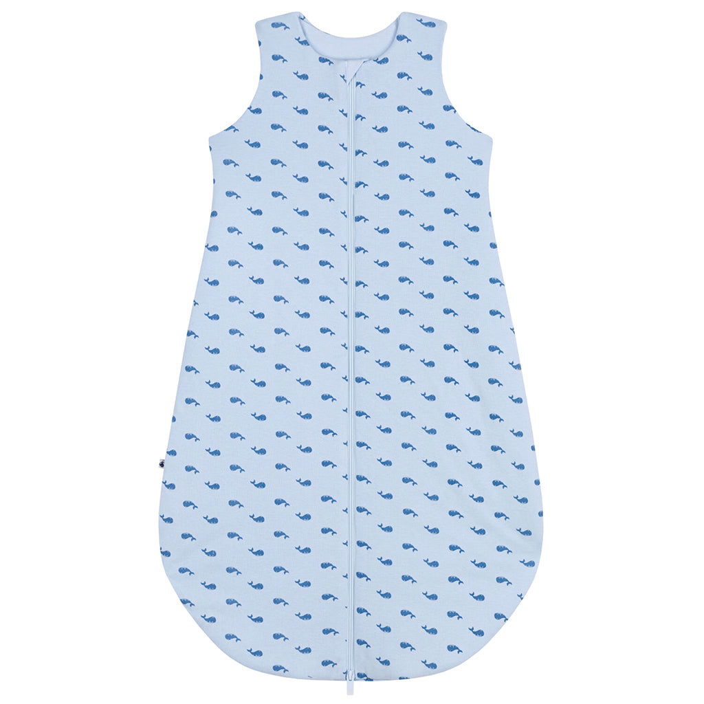 Petit Bateau Baby Tog 2 Sleepsac Toudou Blue Whale Print