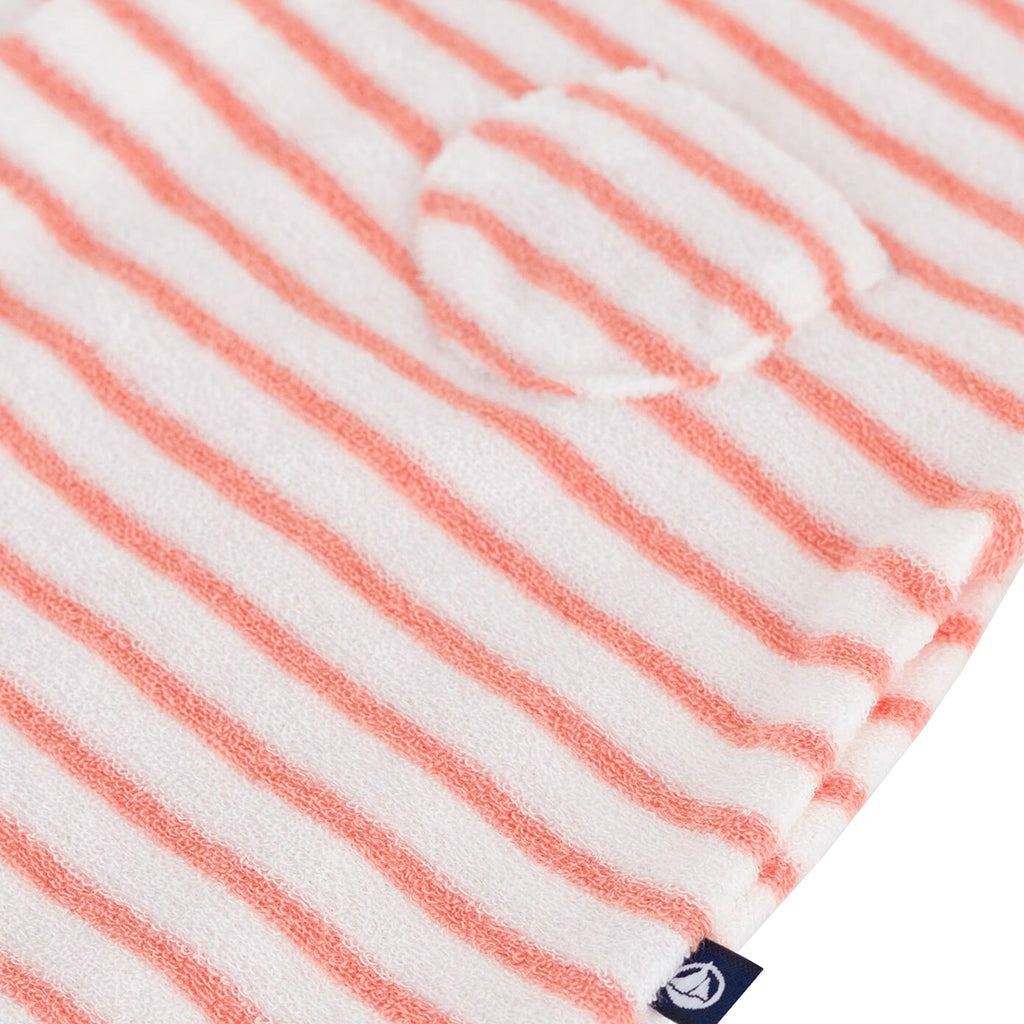 Petit Bateau Baby Romper Apricot Orange Stripes
