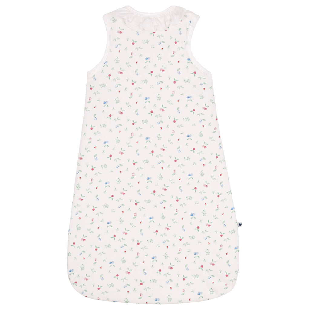 Petit Bateau Baby Tog 2 Sleepsac Marshmallow White Floral Print