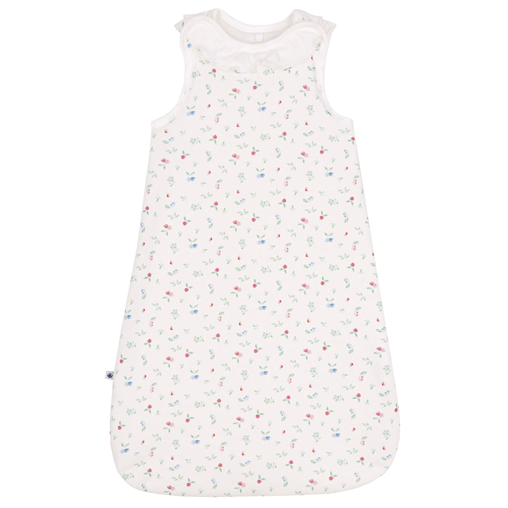 Petit Bateau Baby Tog 2 Sleepsac Marshmallow White Floral Print