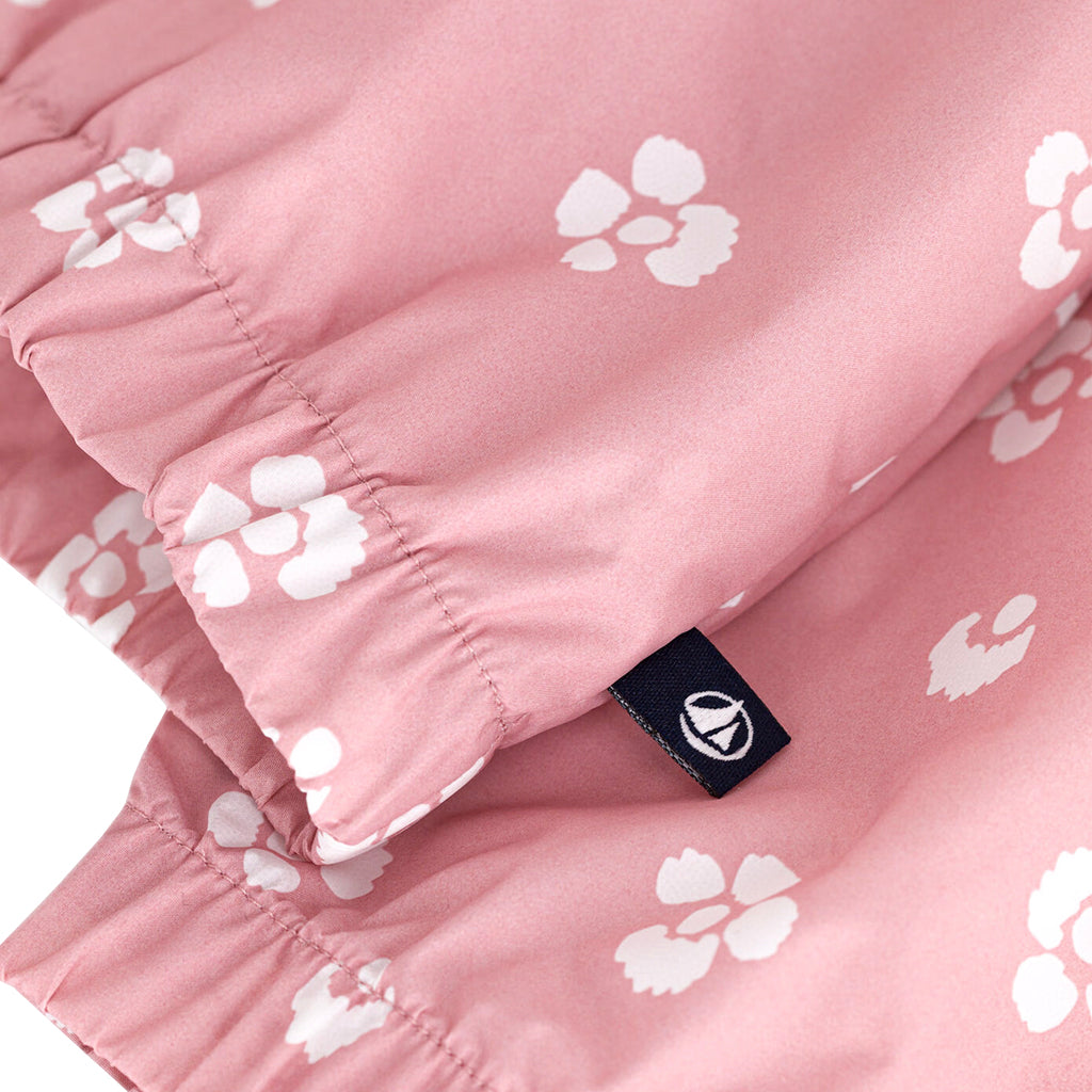 Petit Bateau Child Windbreaker Jacket Charm Pink Floral