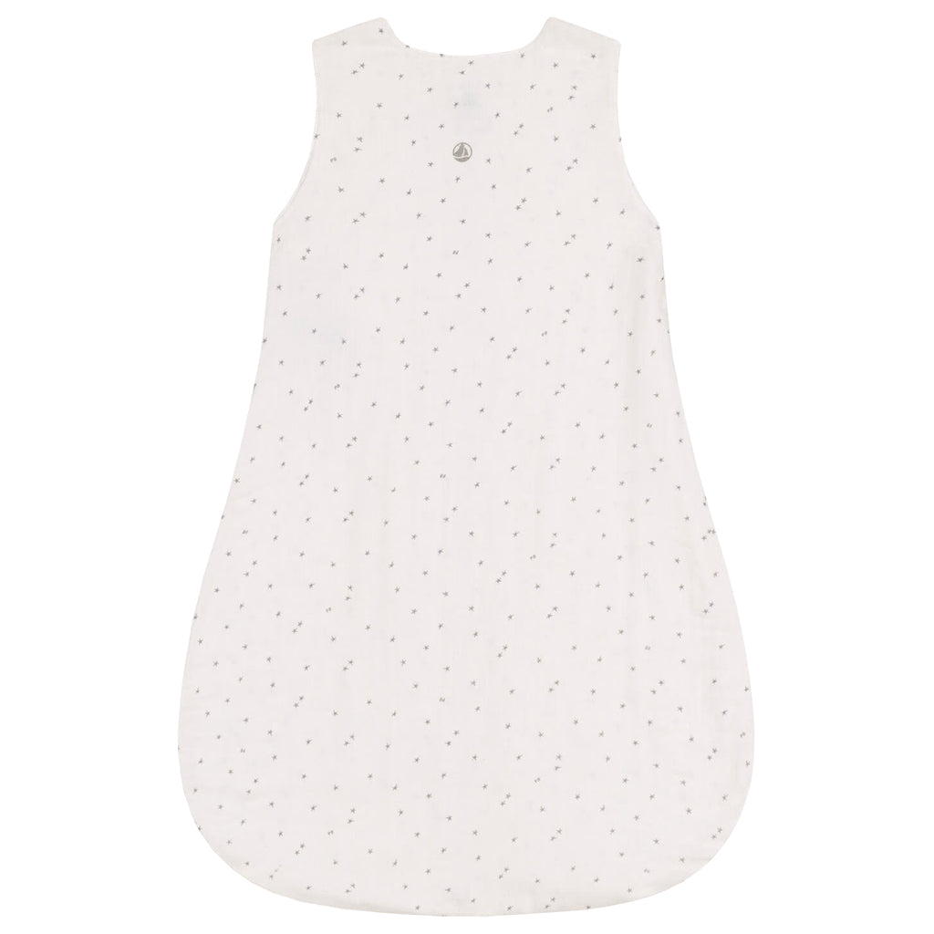 Petit Bateau Baby Sleepsac Misti Grey Star Print