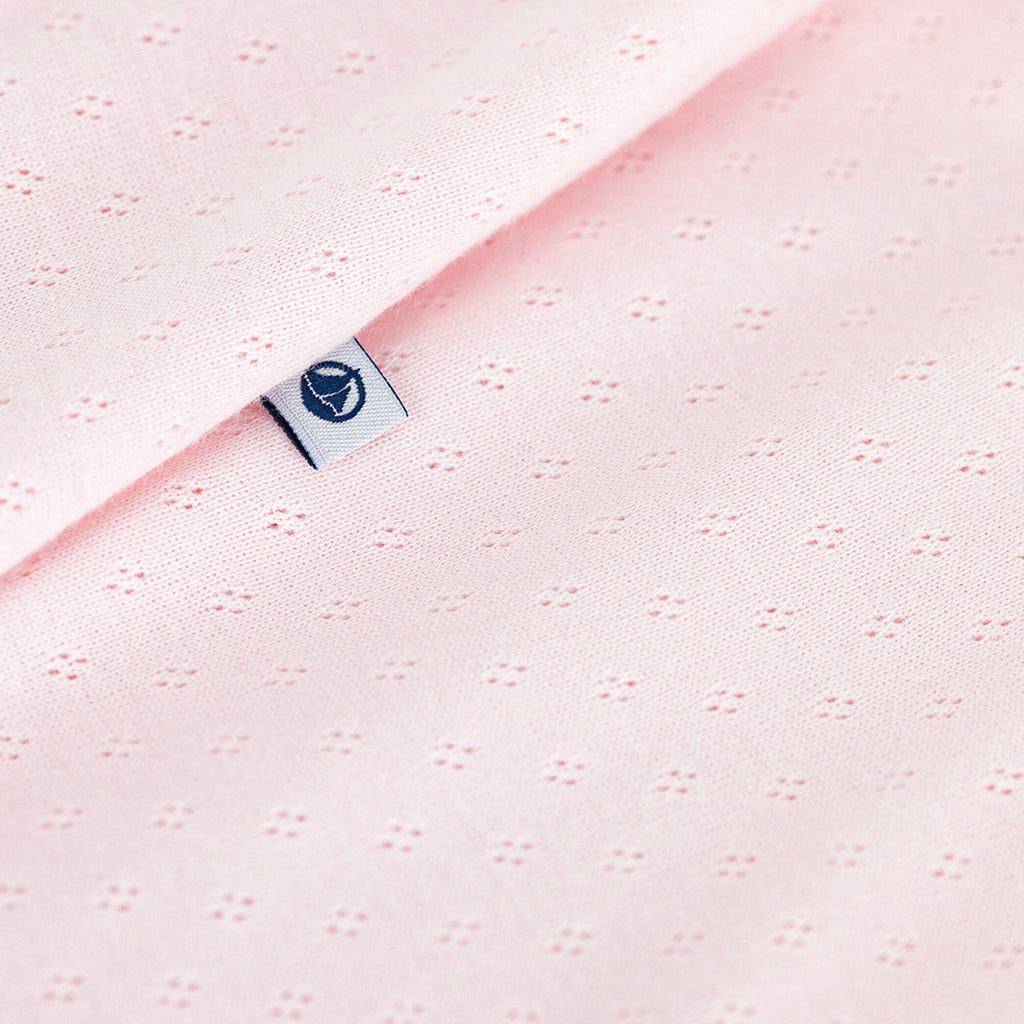 Petit Bateau Baby Romper Fleur Pink