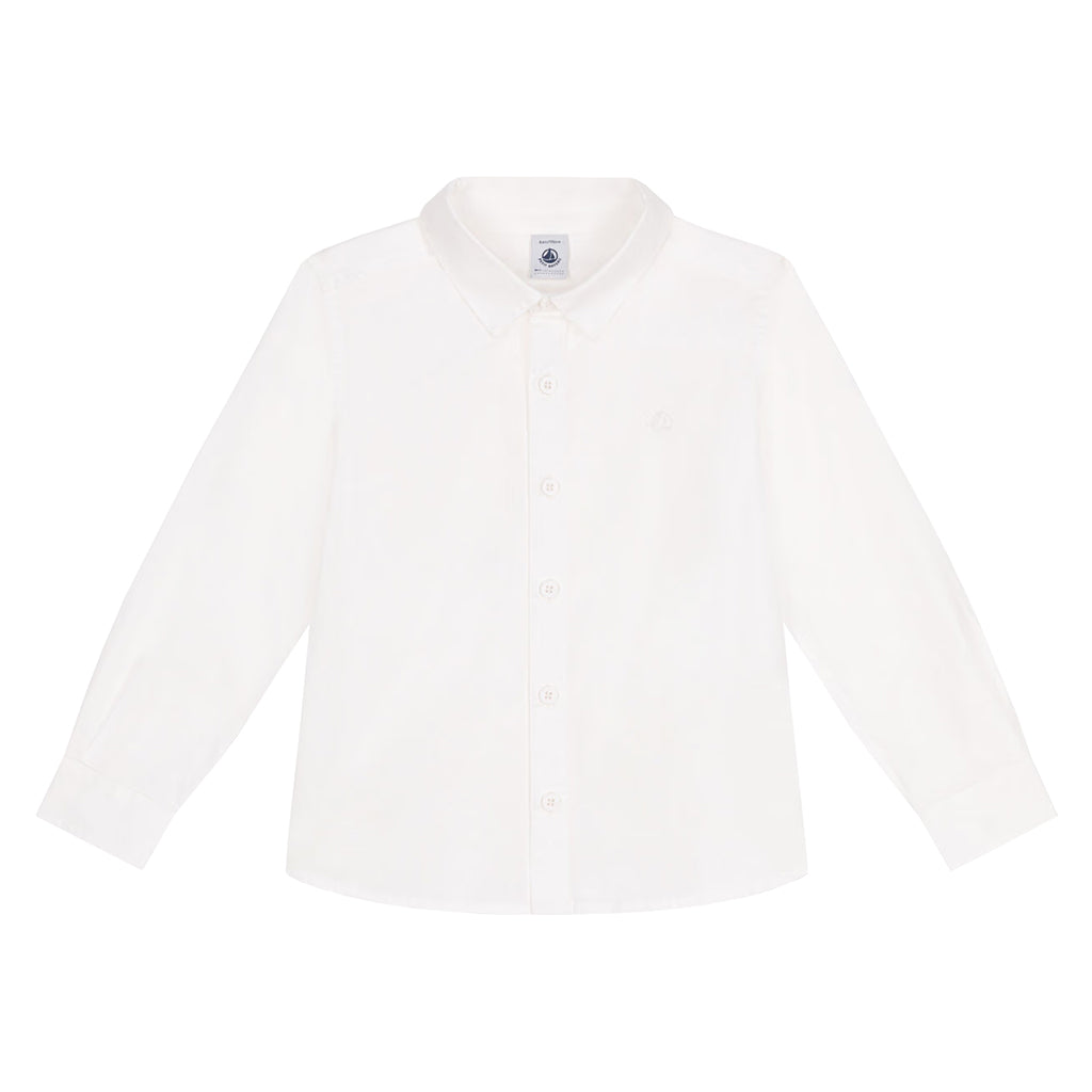 Petit Bateau Child Shirt Ecume White