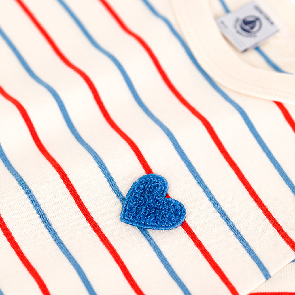 Petit Bateau Child T-shirt Avalanche Cream Stripes