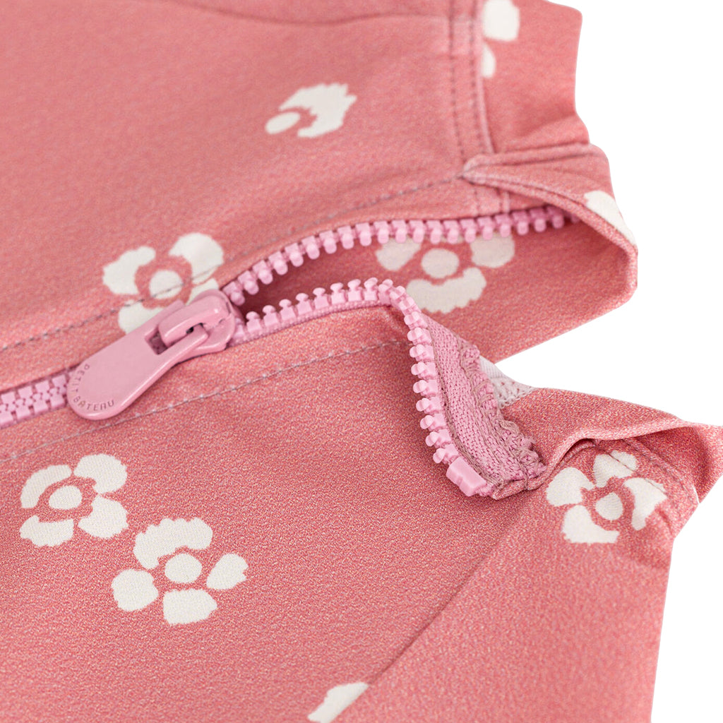 Petit Bateau Baby Swim Overall Charm Pink Floral