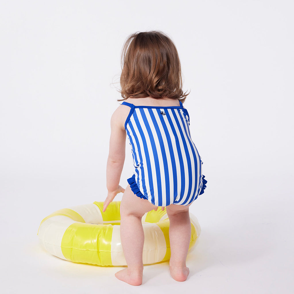 Petit Bateau Baby Swimsuit Surf Blue Stripes
