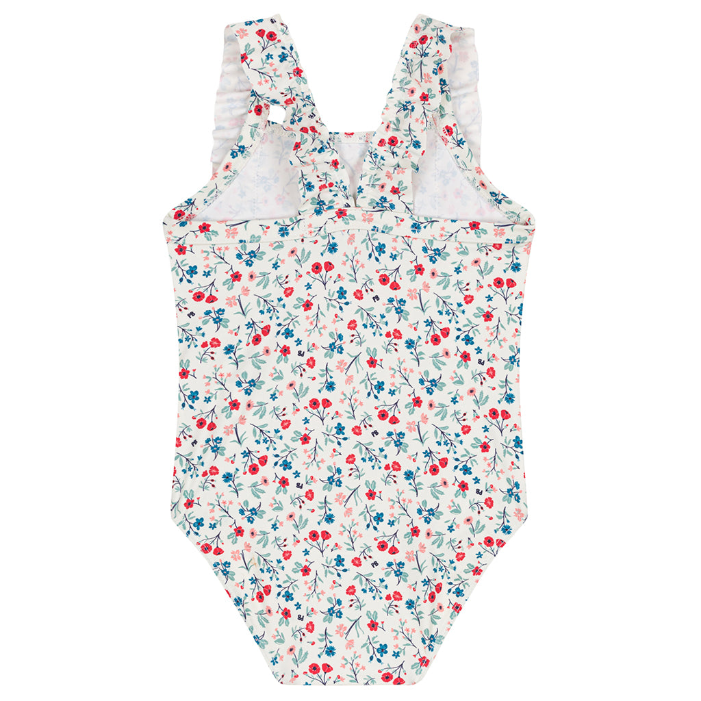 Petit Bateau Baby Swimsuit Multicolour Floral Print