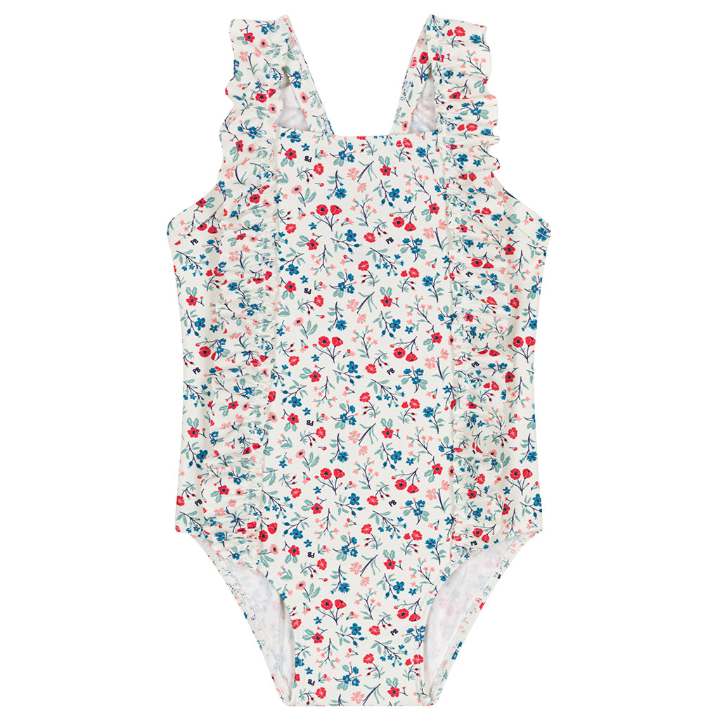 Petit Bateau Baby Swimsuit Multicolour Floral Print