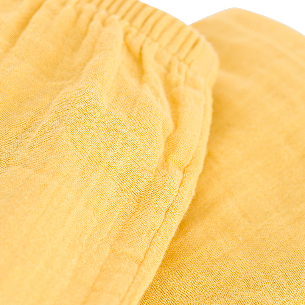 Petit Bateau Baby Gauze Pants Barley Yellow