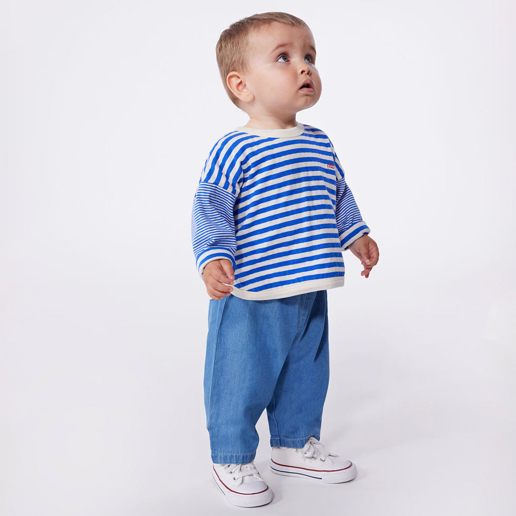 Petit Bateau Baby T-shirt Persia Blue Stripes