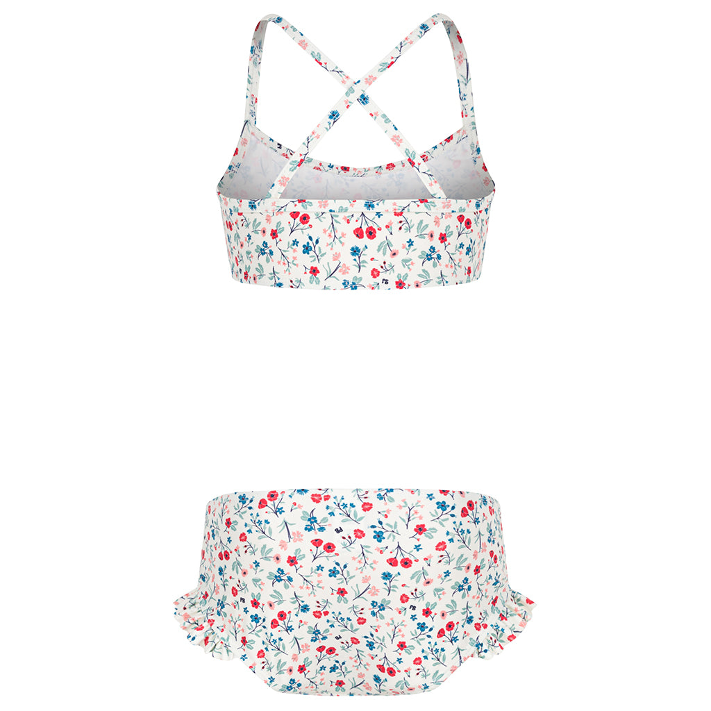 Petit Bateau Child Two Piece Swimsuit Multicolour Floral Print
