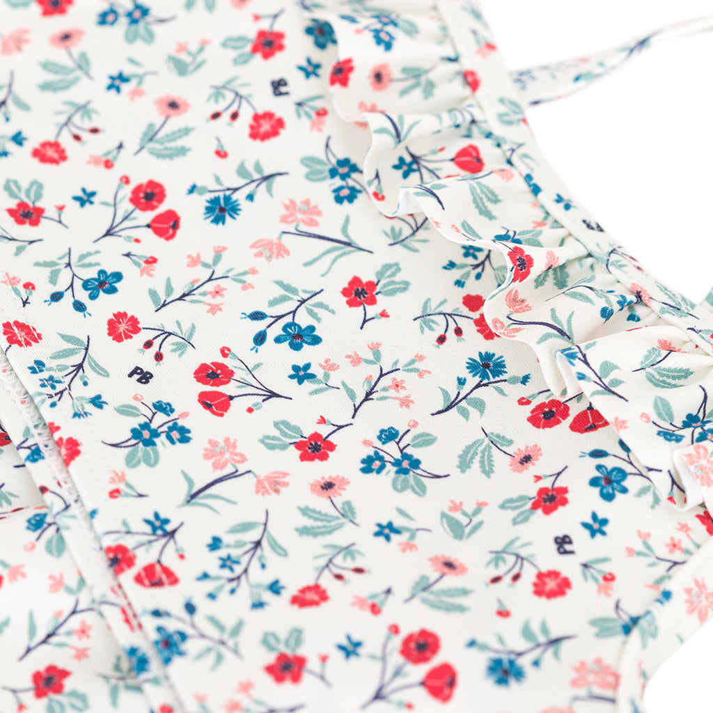 Petit Bateau Child Two Piece Swimsuit Multicolour Floral Print