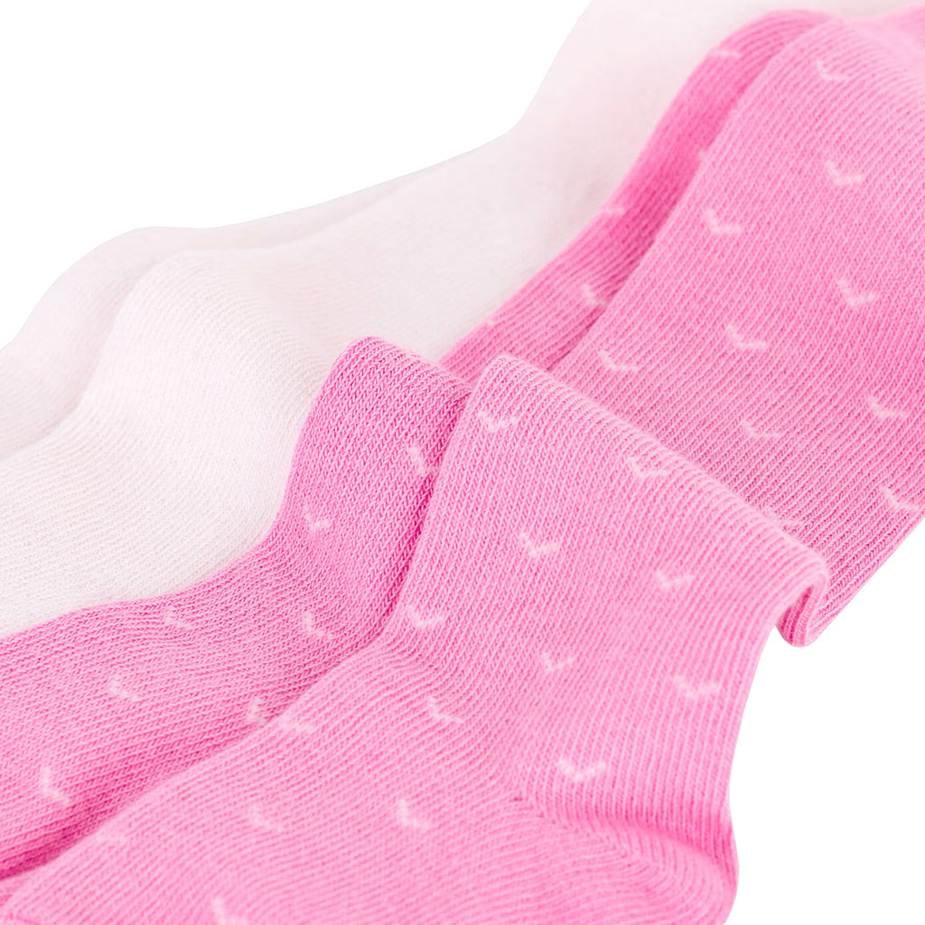 Petit Bateau Baby Set Of 2 Tights Flower Pink
