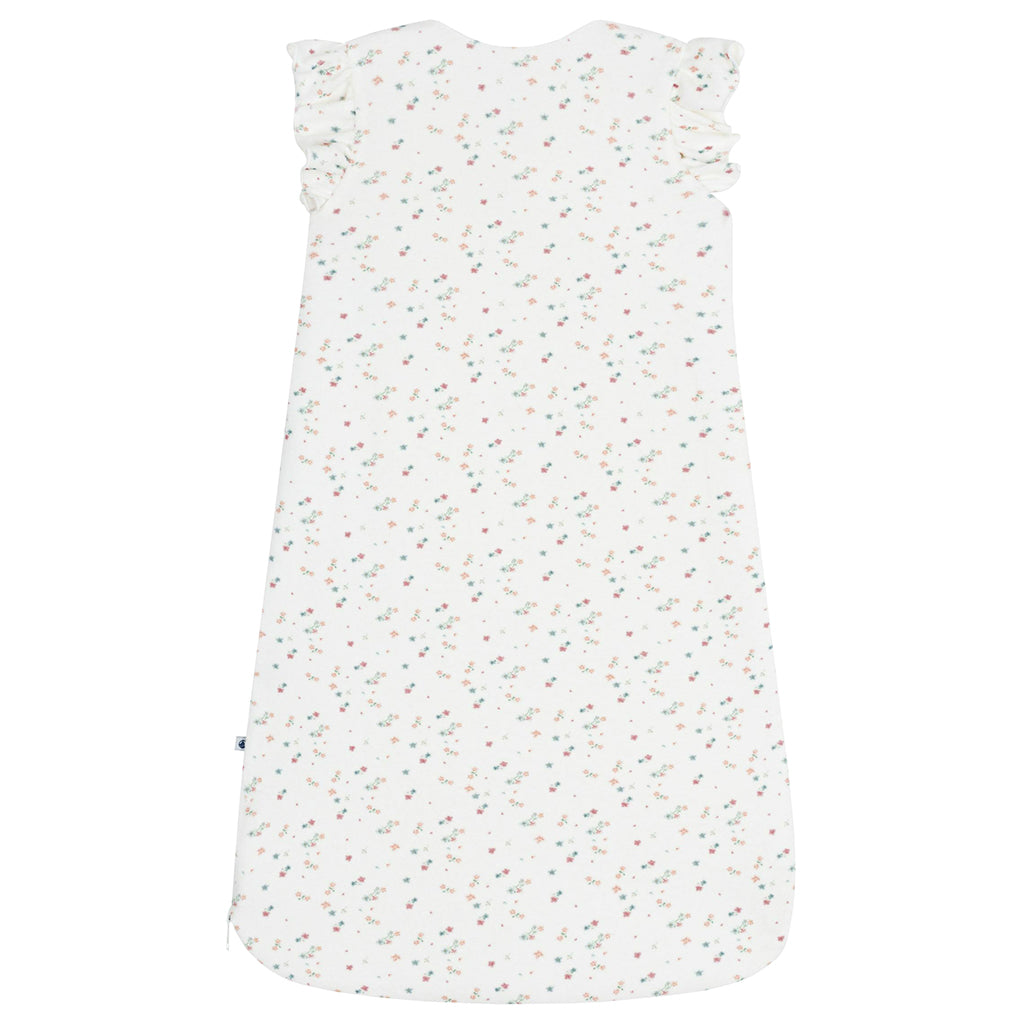Petit Bateau Baby Sleepsac Marshmallow White Floral Print