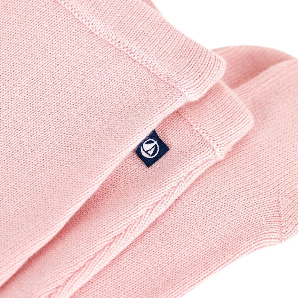 Petit Bateau Baby Leggings With Feet Pretty Pink