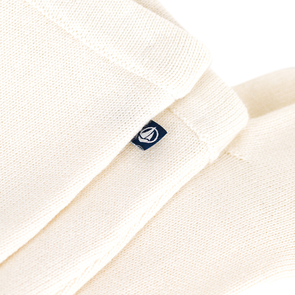 Petit Bateau Baby Set Wrap Cardigan with Pull on Pants White