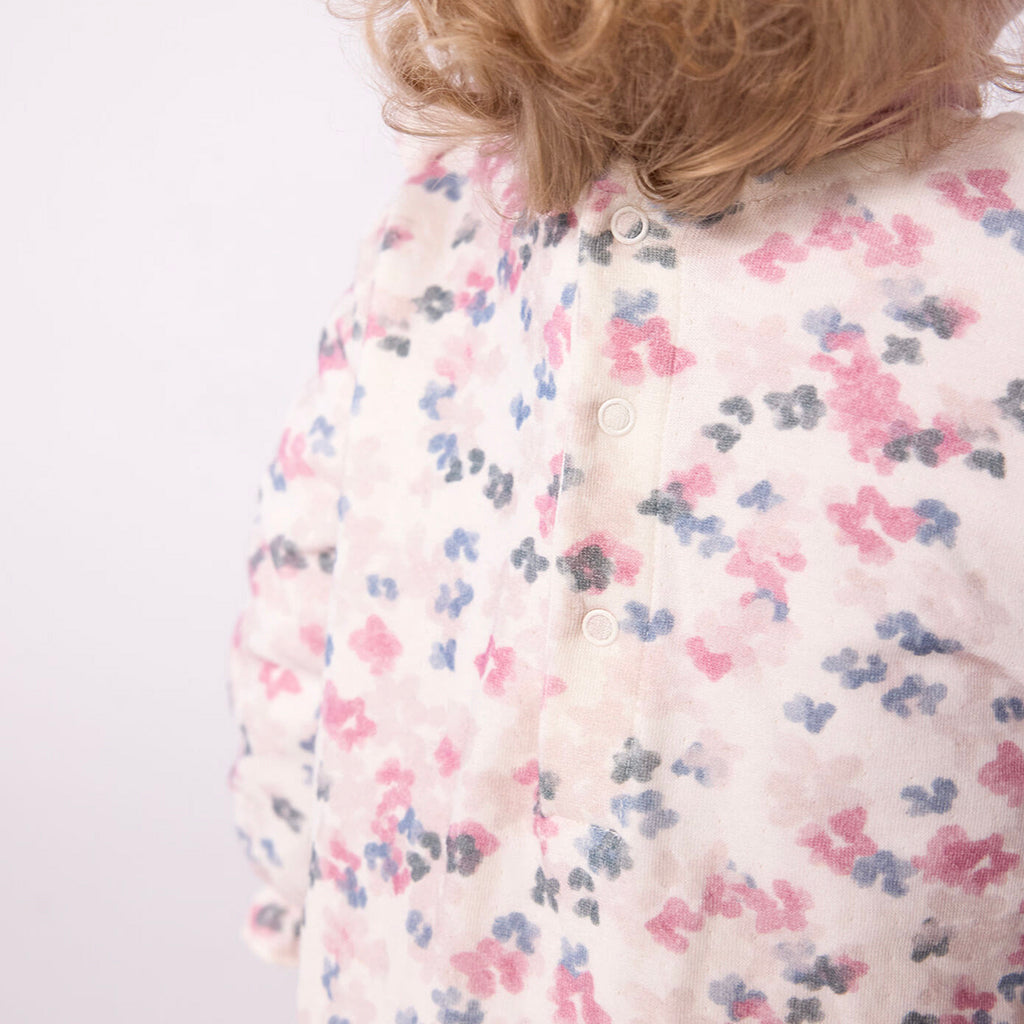 Petit Bateau Baby Dress Milk Cream Floral Print