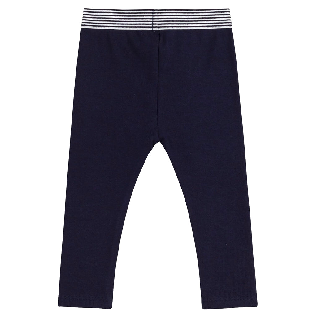 Petit Bateau Baby Leggings Tuxedo Blue