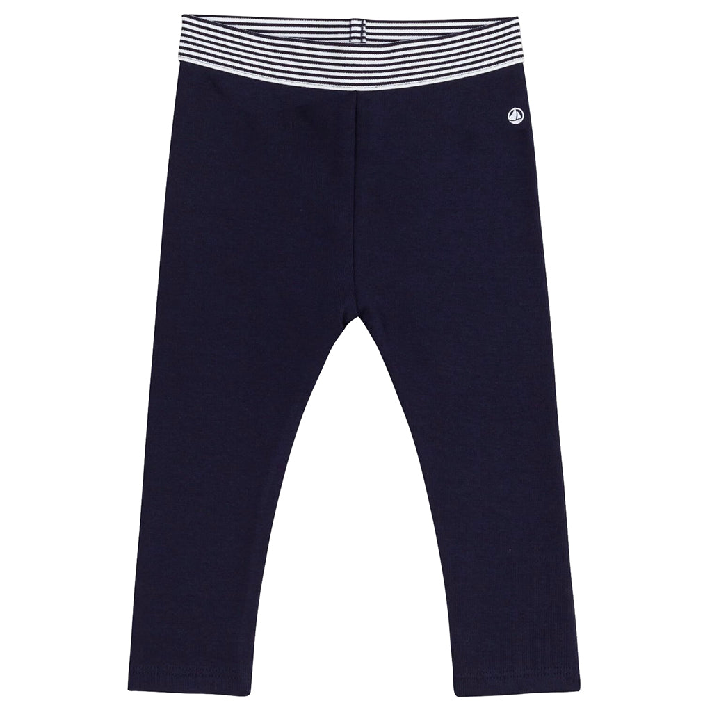 Petit Bateau Baby Leggings Tuxedo Blue