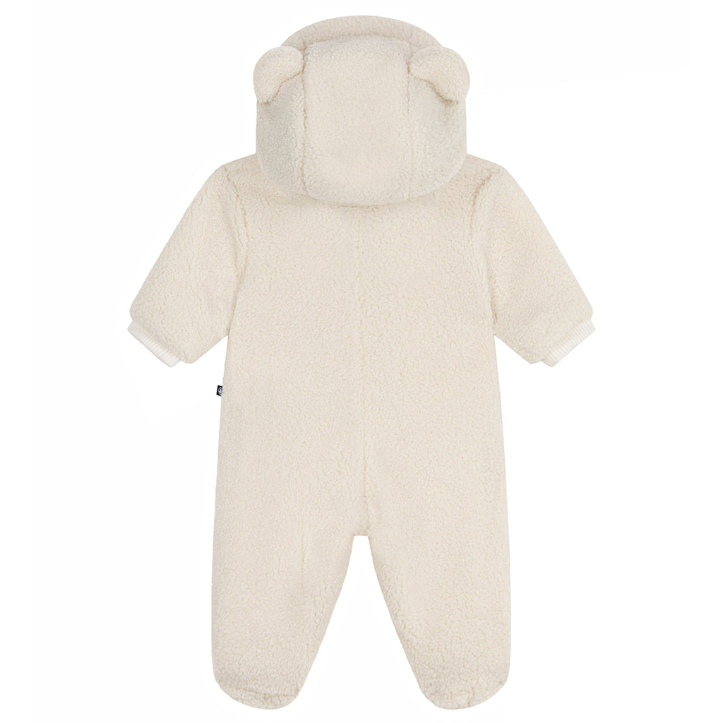Petit Bateau Baby Teddy Jumpsuit Milk Cream
