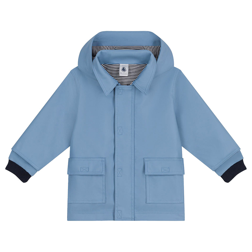Petit Bateau Baby Iconic Raincoat Adriatic Blue