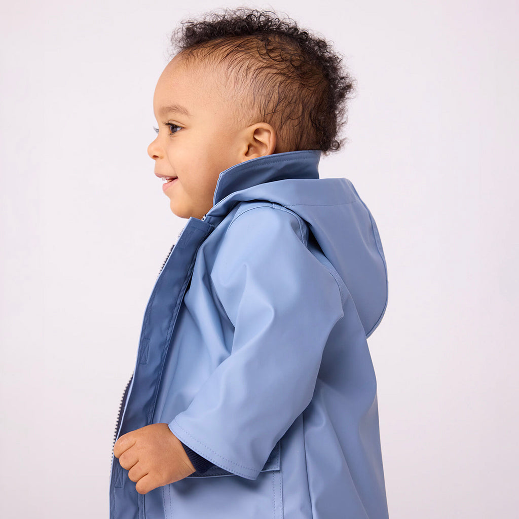 Petit Bateau Baby Iconic Raincoat Adriatic Blue