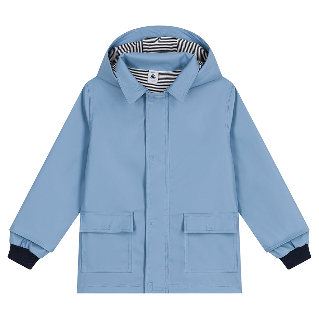 Petit Bateau Child Iconic Raincoat Adriatic Blue