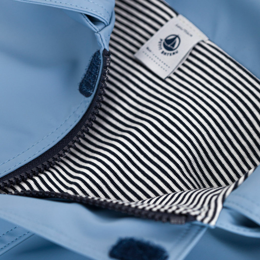 Petit Bateau Child Iconic Raincoat Adriatic Blue